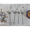 Image 4 : Lot of Glass Stir sticks + wine rings