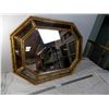 Image 1 : Octagon shaped wall hanging mirror (needs repair)