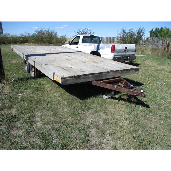 flatdeck trailer double axle marvell 22ft