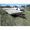 Image 1 : flatdeck trailer double axle marvell 22ft