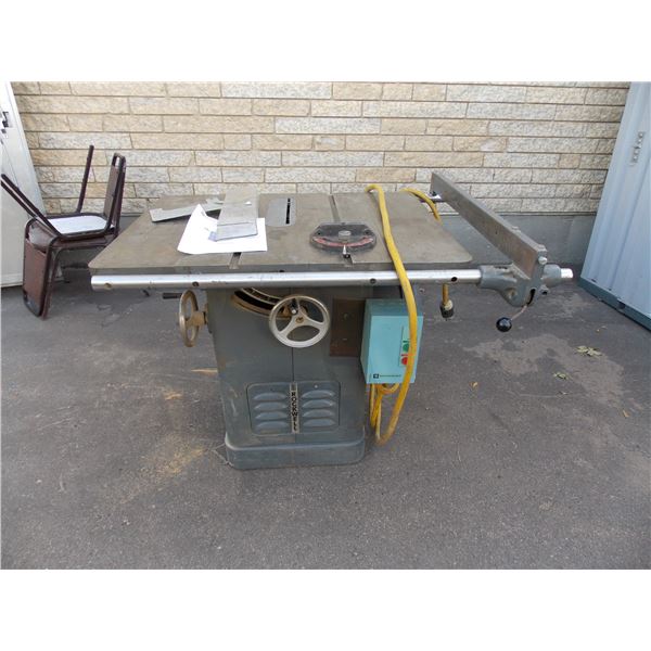 Rockwell Table Saw with 250V plug, says working - MUST PICKUP WITH HELP - SEE DESCRIPTION