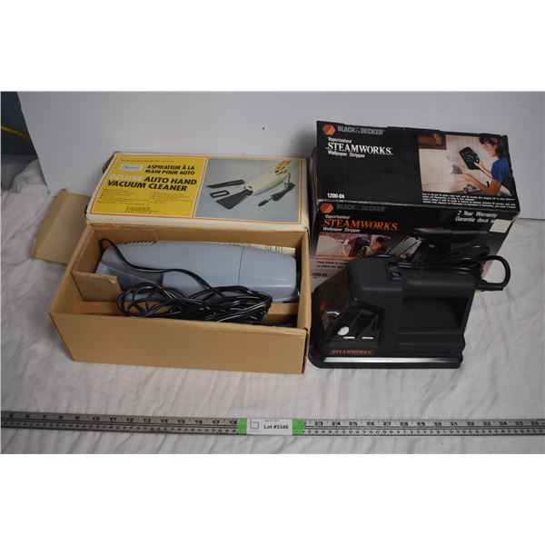 Wallpaper Stripper and Auto Hand Vacuum Cleaner