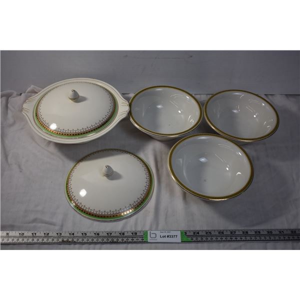 Serving Dish and Bowls