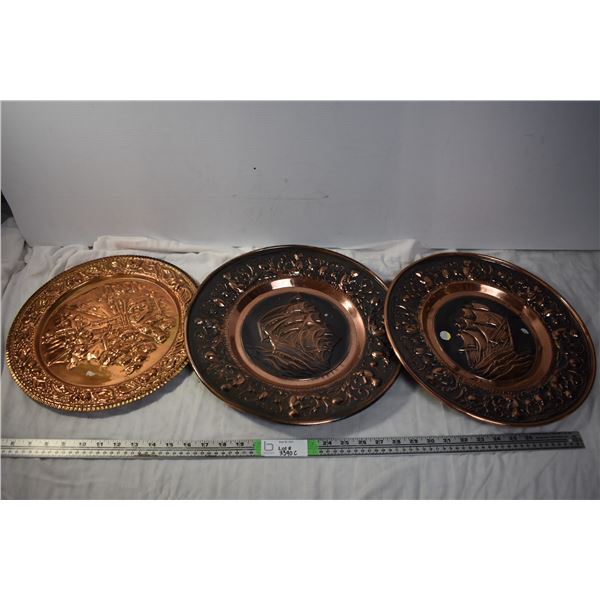 3 Copper Plates