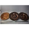 Image 1 : 3 Copper Plates