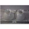 Image 1 : Pair of Milk Glass Lampshades