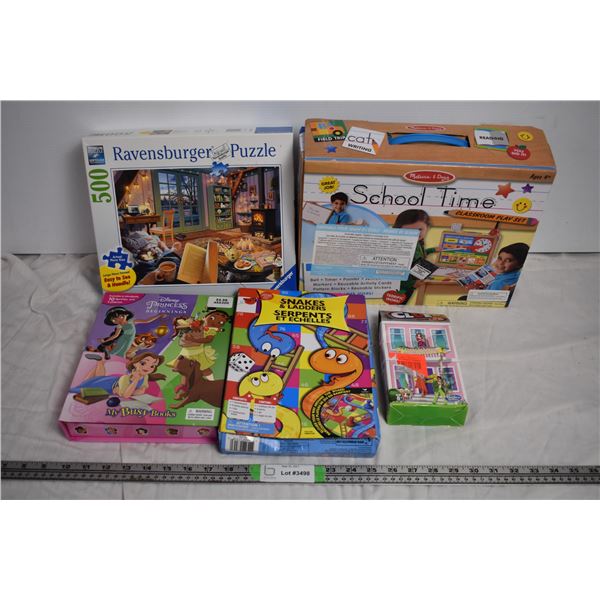 Puzzle (Complete) and Kid's Board Games