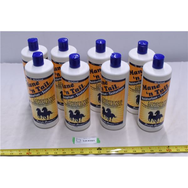 8 bottles of Maine N' Tail horse conditioner