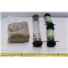 Image 1 : 1 Large, 2 Small bird feeders w/ bag of bird feed