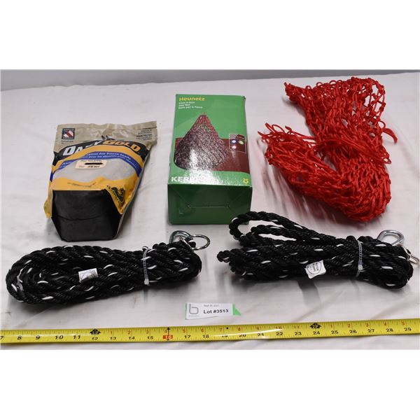 Hay nets, 2 leads, anti-caking horse food powder