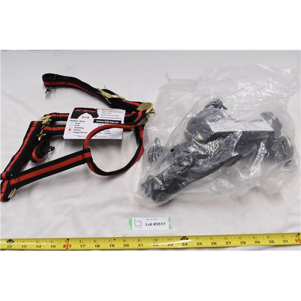 2 Horse sized halters