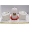 Image 1 : Poultry waterer & 2 non-spill jugs