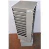Image 1 : Spinning Card Rack - 360swivel mail sorter or post card holder? - 4ft tall 14"square