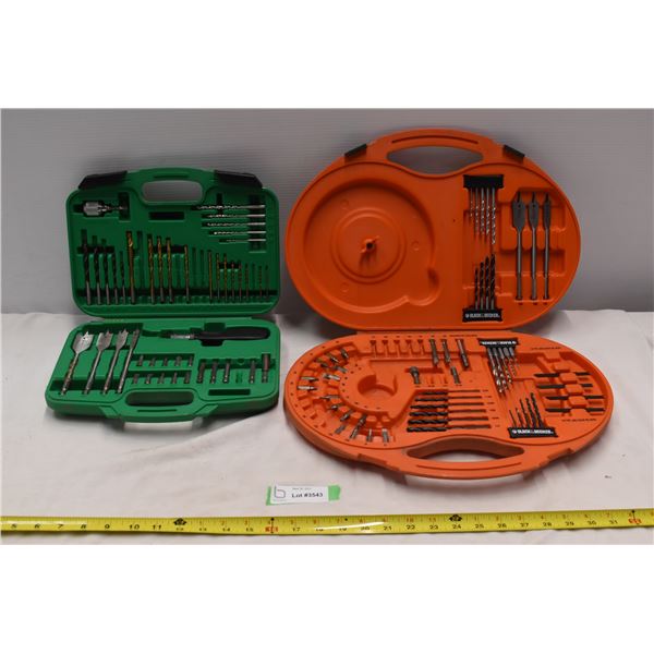 2 boxes of drill bits