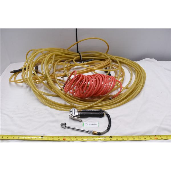 Multiple air hoses with Airgun