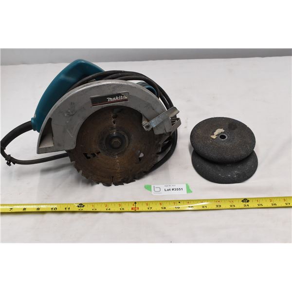 Makita Skilsaw   2 grinder stones