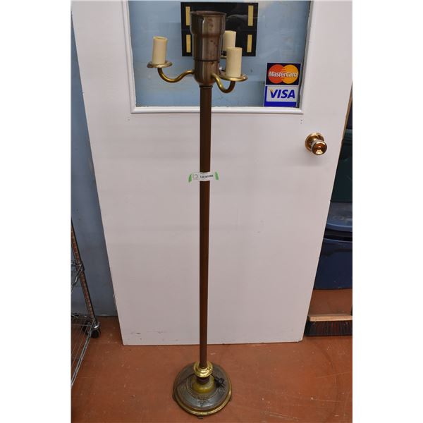 Floor lamp w/ marble base