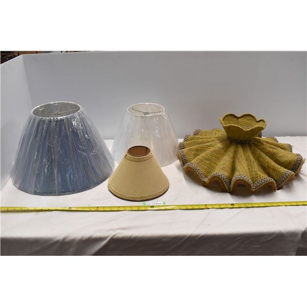 4 Misc. Lamp shades