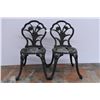 Image 1 : 2 Black Metal Vintage Chairs