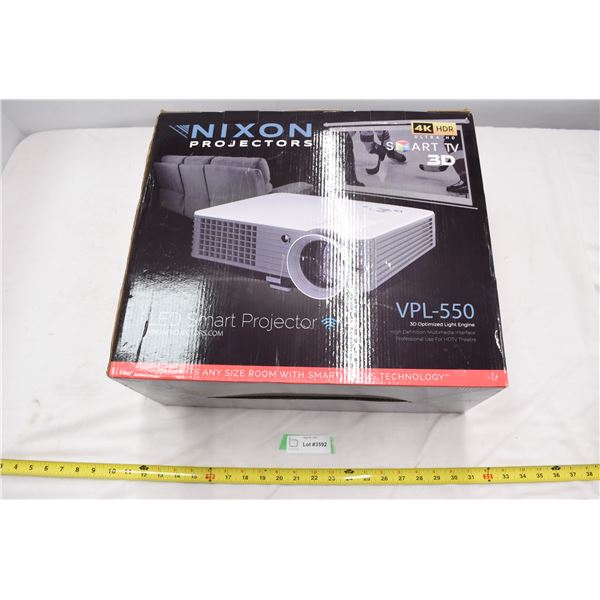 Nixon 4K Smart TV Projector - with box