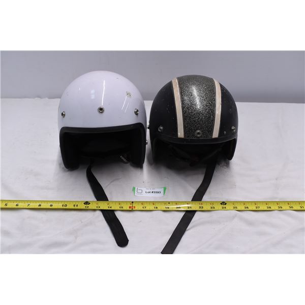 2 XS Motorbike Helmets