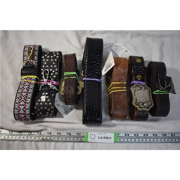 Lot of Belts