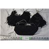 Image 1 : 3 Black Beaded Purses