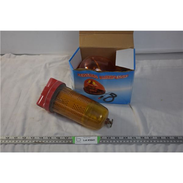Revolving Warning Light and Baldwin Fuel Filter
