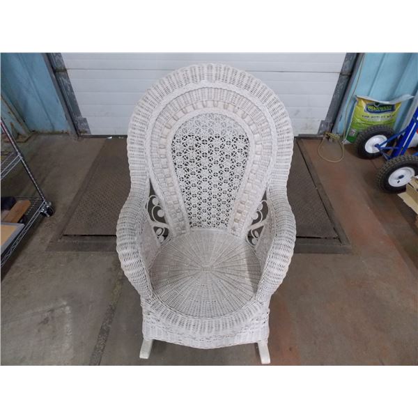 Vintage Wicker Rocking Chair