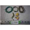 Image 1 : 2 Brooches and 3 Bracelets