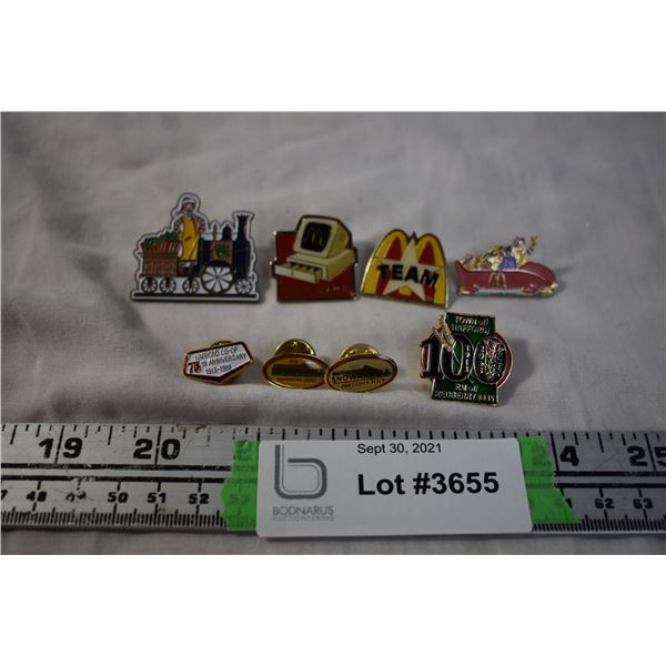Hafford, SK + McDonalds Pins