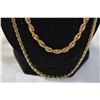 Image 2 : 2 Gold Colored Necklaces