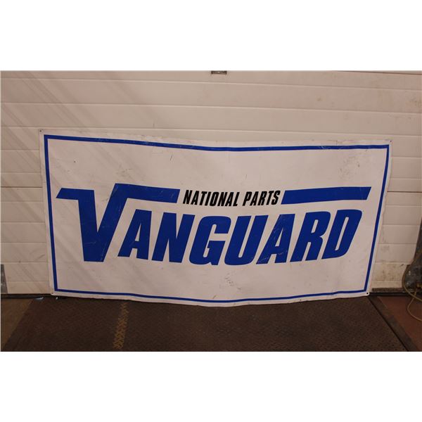 Vintage Vanguard Tin Sign - 6ftx3ft