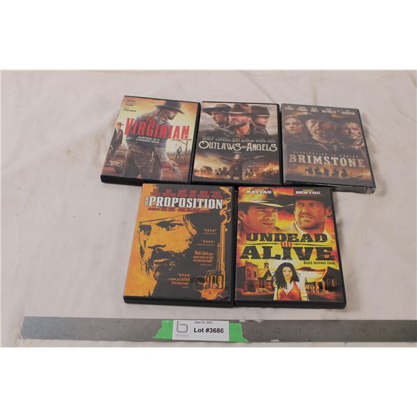 Western DVD's x5