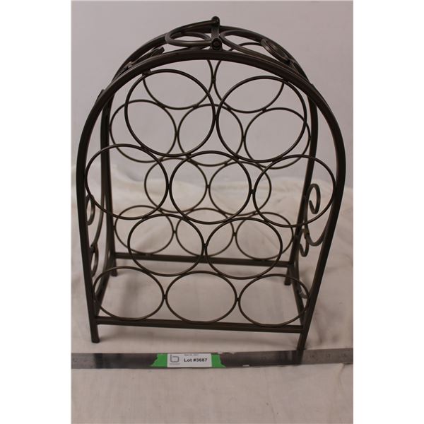 Countertop wine rack with handle