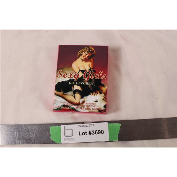 Sexy Lady playing cards