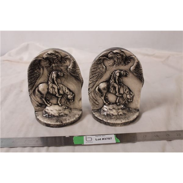 Native American bookends