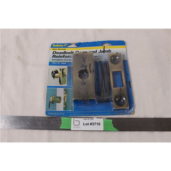 Deadbolt and door jamb kit