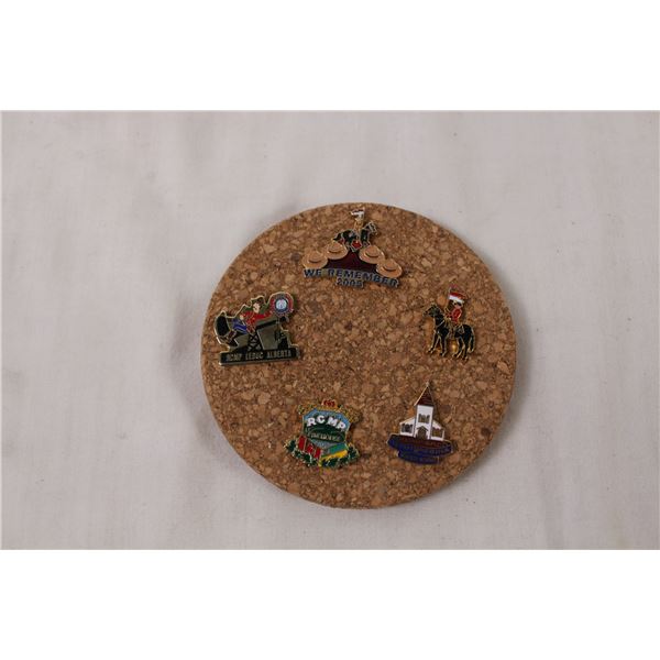 Set of 5 RCMP pins