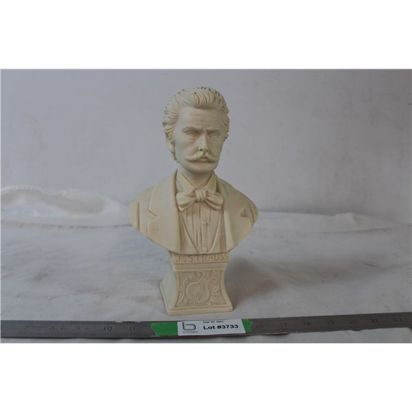 J Strauss 9" Bust Plaster