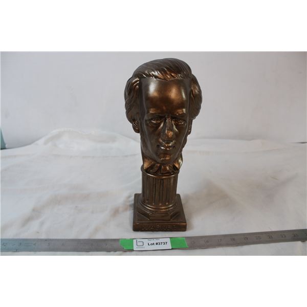 Wagner 12" bust Plaster (has been repaired)