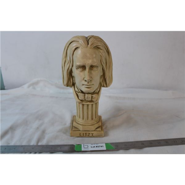 Liszt 12" Bust Plaster