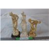 Image 1 : Statuette of Venus and two other classic sculputres Plaster