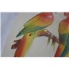 Image 2 : 2 painted plaster wall hangings of birds