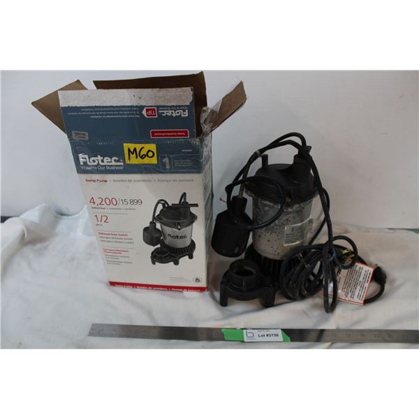 Flotec Sump Pump 4200 gallons
