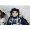 Image 3 : Set of 3 18" porceline dolls