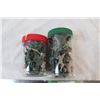 Image 3 : Containers of plastic toy soilders and tanks