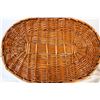 Image 3 : Rounded wicker basket, some breakage