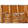 Image 4 : Rounded wicker basket, some breakage