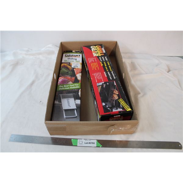 Fiesta grill gear and CuisineArt Sliding skewer set